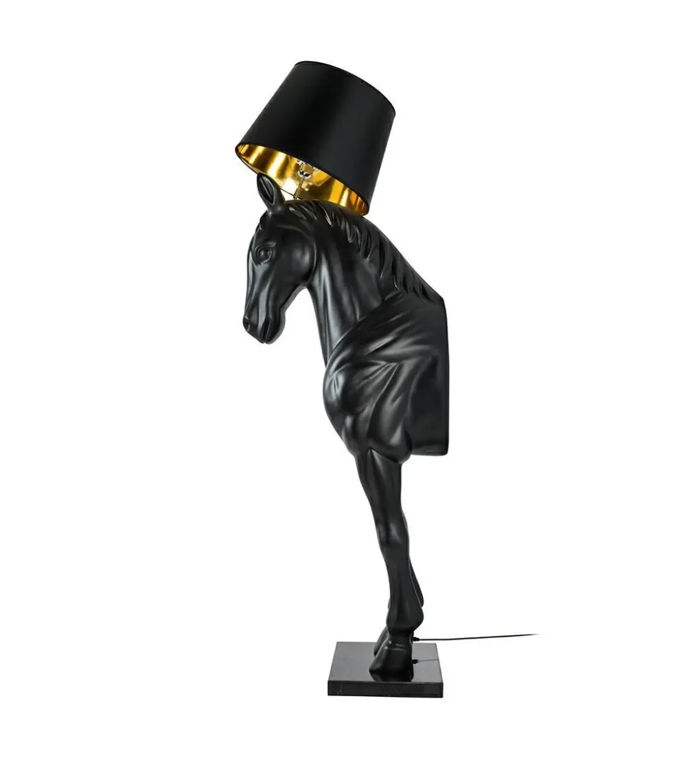 Lampa podłogowa Horse Stand M czarna