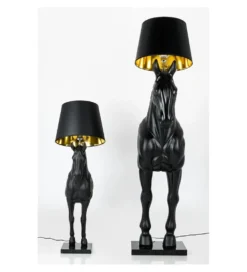 Lampa podłogowa Horse Stand M czarna