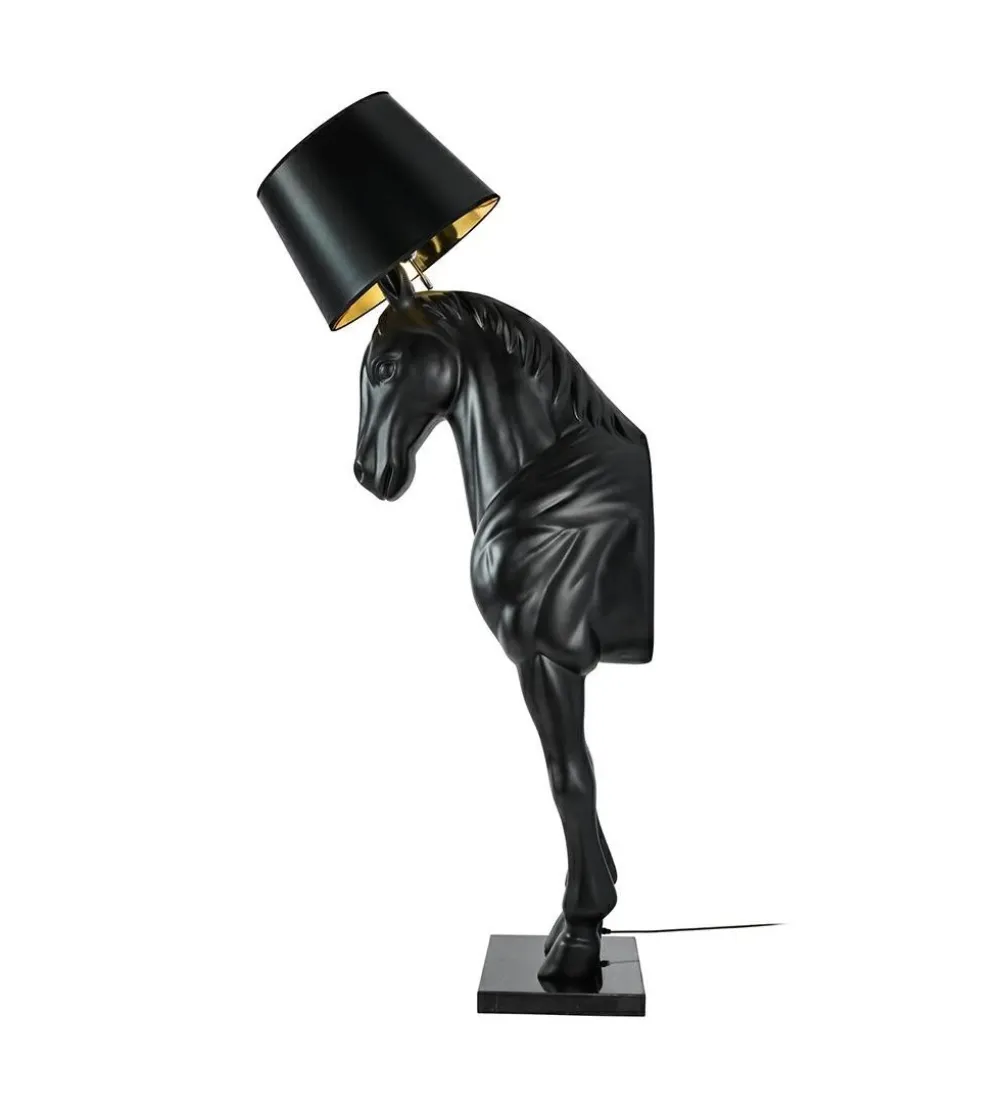Lampa podłogowa Horse Stand M czarna