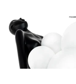 Lampa podłogowa HUMAN 180 cm czarna