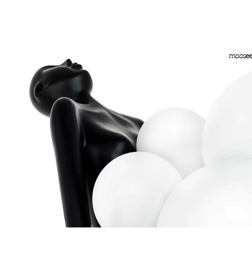 Lampa podłogowa HUMAN 180 cm czarna