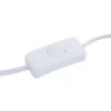 Lampa podłogowa LEKATU 142 cm kremowa