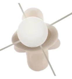 Lampa podłogowa LEKATU 142 cm kremowa