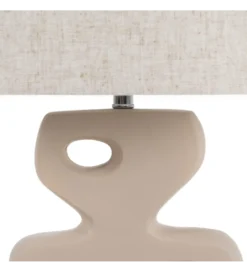 Lampa podłogowa LEKATU 127 cm kremowa