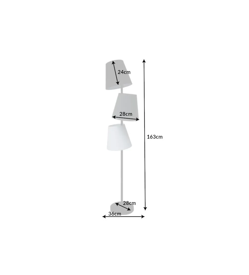 Lampa podłogowa Levels 163 cm