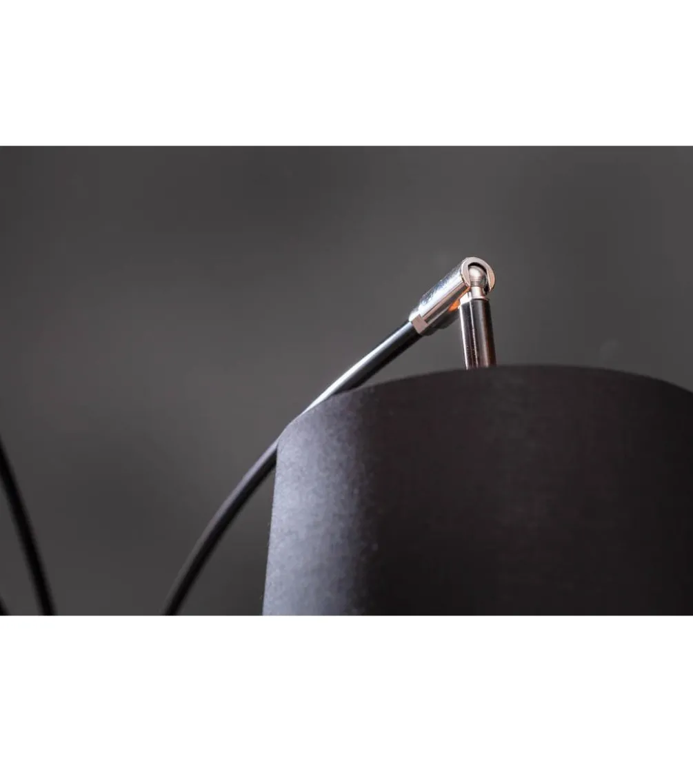 Lampa podłogowa Levels 202 cm czarno złota