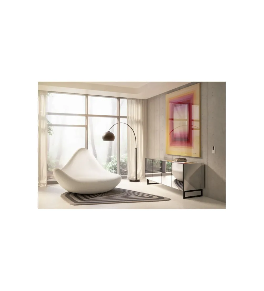 Lampa podłogowa LOUNGE 175 cm czarna