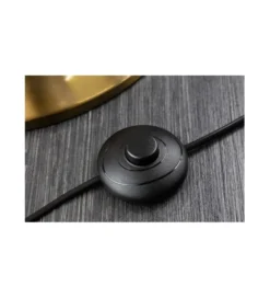 Lampa podłogowa Lucie 160 cm czarno złota
