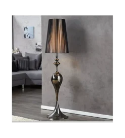 Lampa podłogowa Lucie czarna