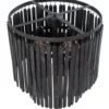 Lampa podłogowa LUTER 148 cm czarna