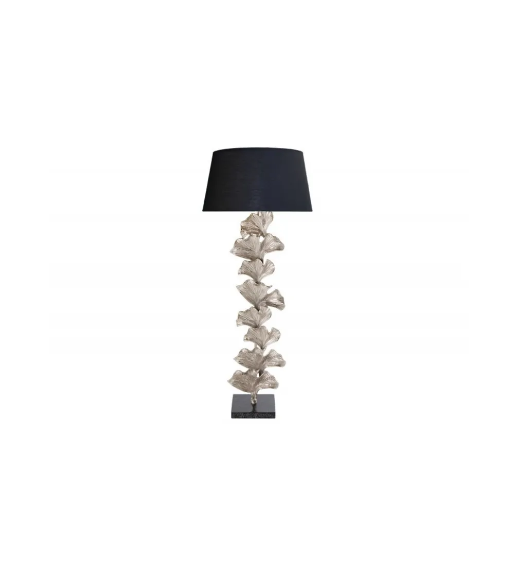 Lampa podłogowa Morella 122 cm srebrna