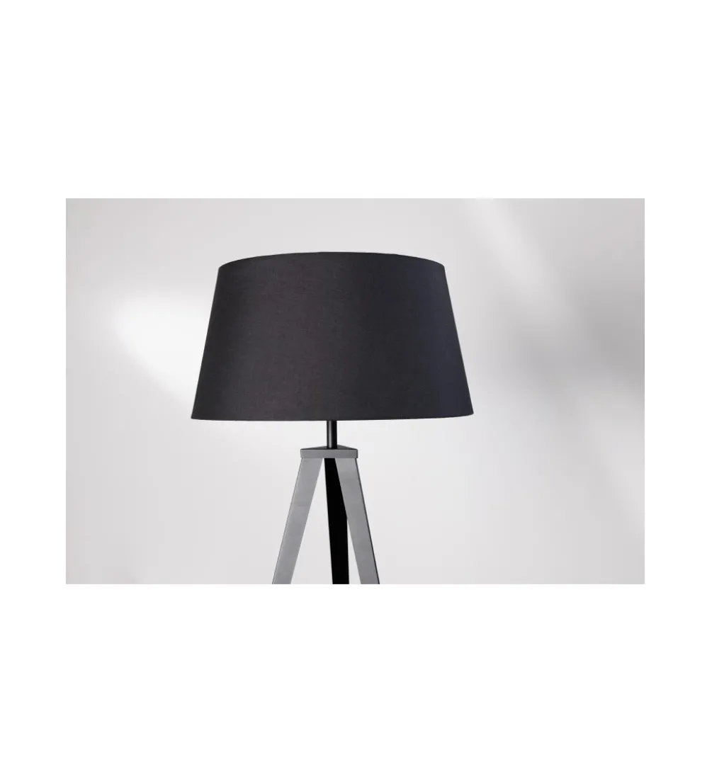 Lampa podłogowa Morella 122 cm srebrna
