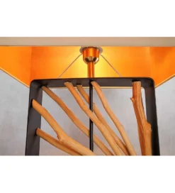 Lampa podłogowa OMAR 165 cm beżowa