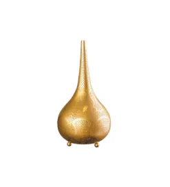 Lampa podłogowa ORIENT LIVING 50 cm ze złotym dekorem