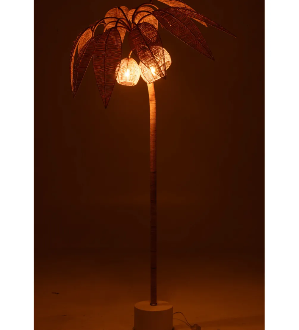 Lampa podłogowa PALMA KOKOSOWA 200 cm naturalna