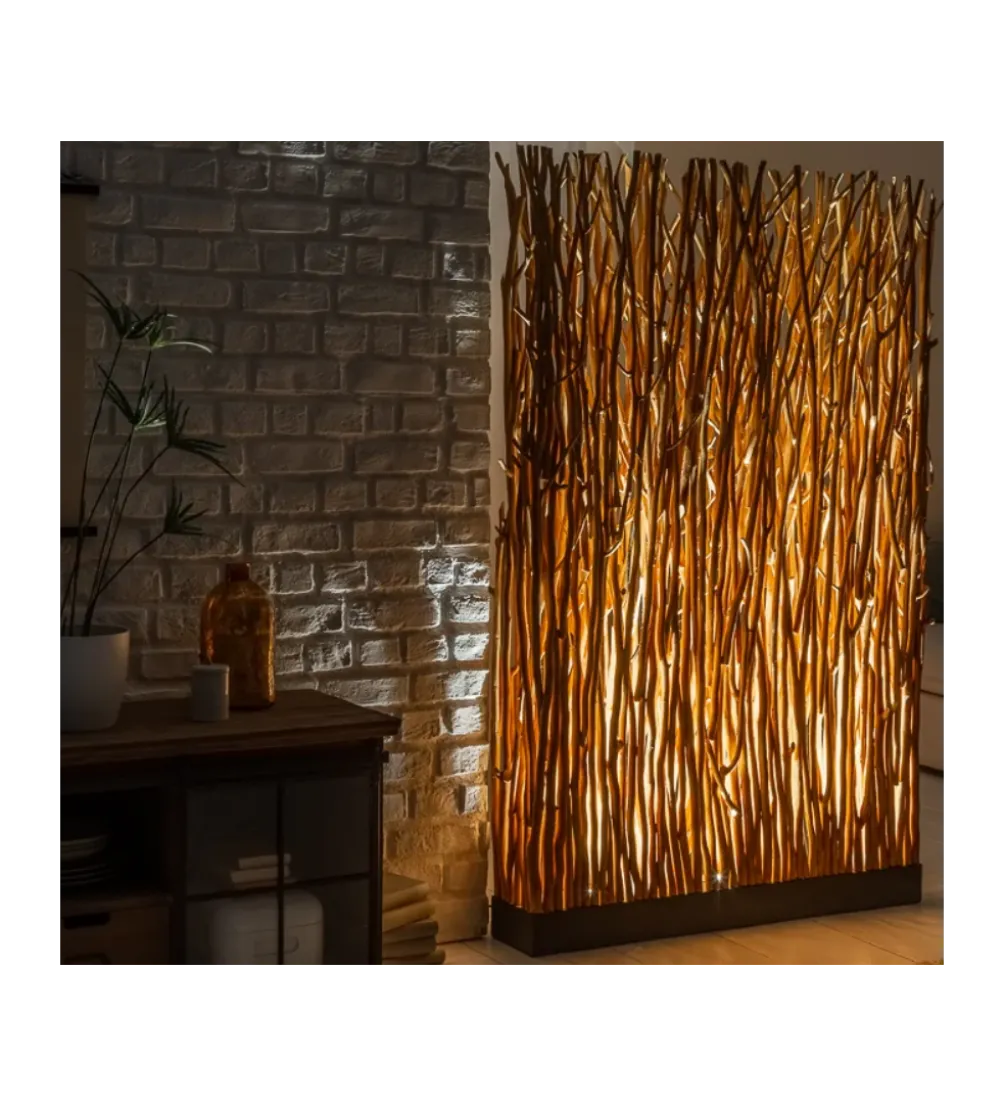 Lampa podłogowa Parave 180 cm longan naturalna