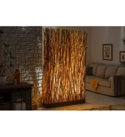 Lampa podłogowa Parave 180 cm longan naturalna