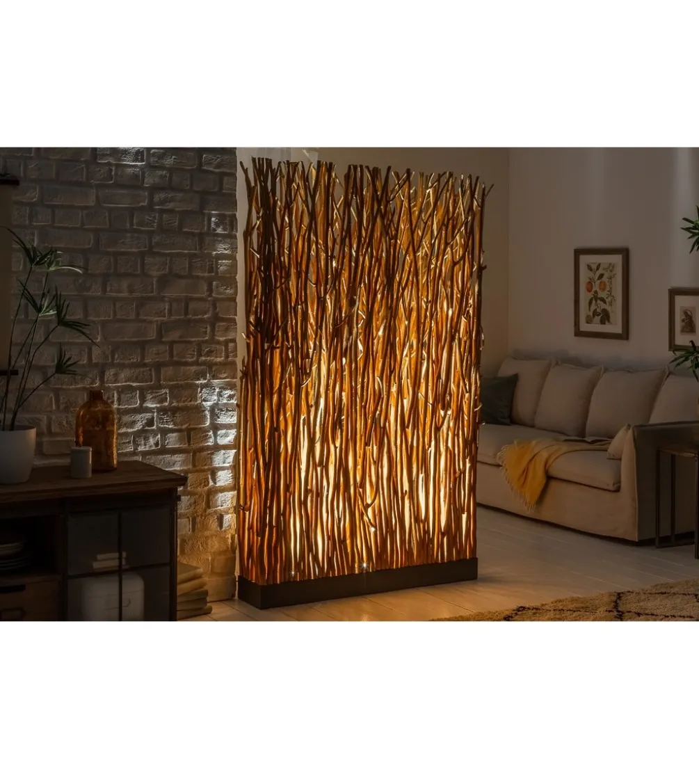 Lampa podłogowa Parave 180 cm longan naturalna