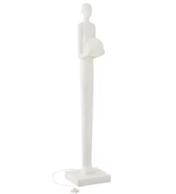 Lampa podłogowa PERSON 151 cm biała
