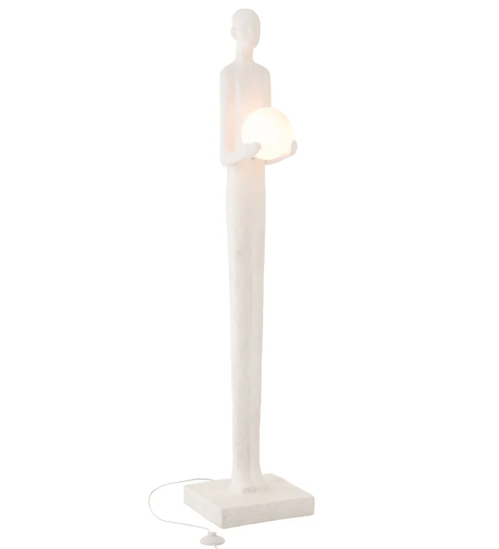 Lampa podłogowa PERSON 151 cm biała