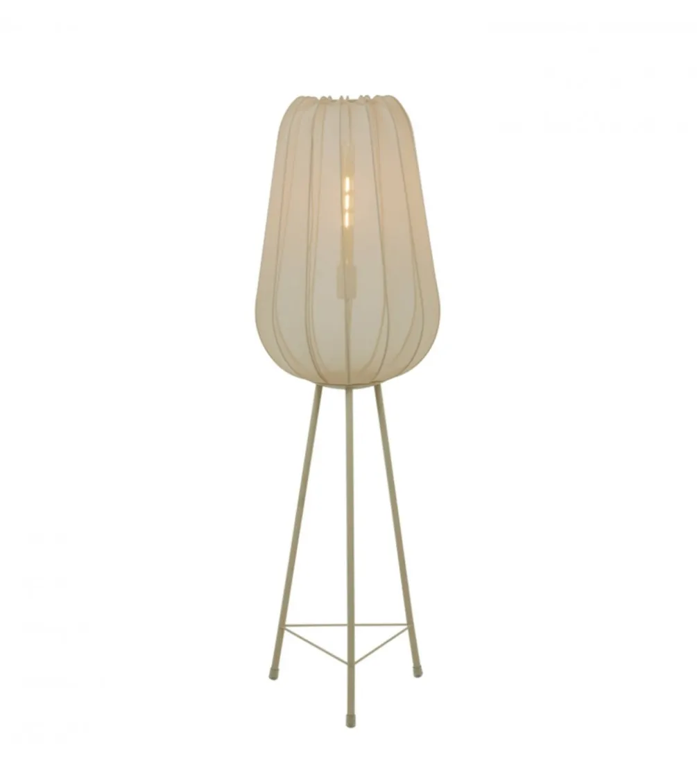 Lampa podłogowa PLUMERIA 42 cm piaskowa