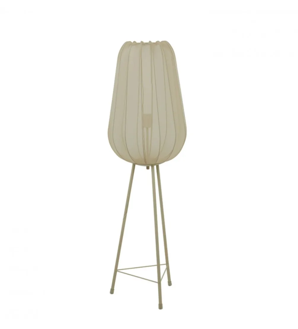 Lampa podłogowa PLUMERIA 42 cm piaskowa
