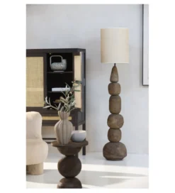 Lampa podłogowa podstawa MARREE 135 cm ciemnobrązowa