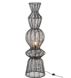 Lampa podłogowa ROPEAN 135 cm czarna