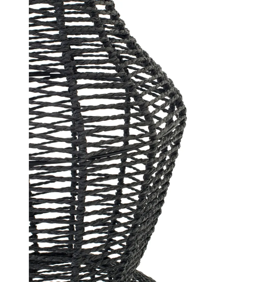 Lampa podłogowa ROPEAN 135 cm czarna