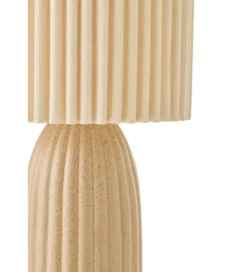 Lampa podłogowa RUTH 91 cm ceramika karmelowa
