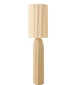Lampa podłogowa RUTH 91 cm ceramika karmelowa