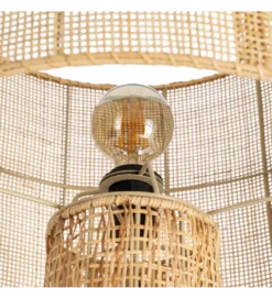 Lampa podłogowa SEULO 154 cm rattan
