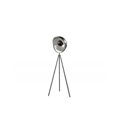 Lampa podłogowa Studio 146 cm czarno srebrna