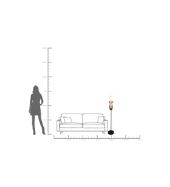 Lampa podłogowa SUGAR 150 cm