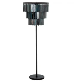 Lampa podłogowa TECHO 150 x 50 cm czarna