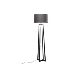 Lampa podłogowa TIMON 160 cm czarna