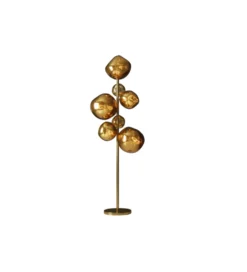 Lampa stojąca LIQUID DIAMOND 170 cm złota