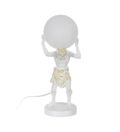 Lampa stołowa AHILL 44 cm biała