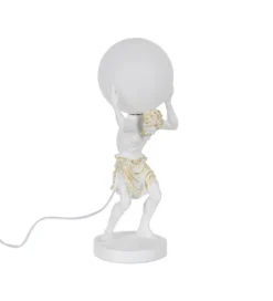 Lampa stołowa AHILL 44 cm biała
