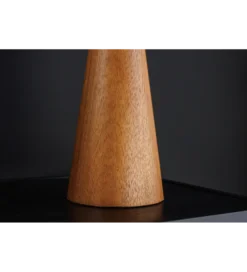 Lampa stołowa ALVA 36 cm drewno akacja