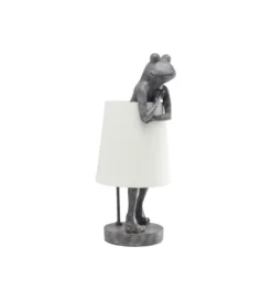 Lampa stołowa Animal Frog 58 cm szaro biała