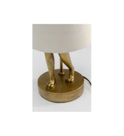 Lampa stołowa Animal Rabbit 50 cm złoto biała