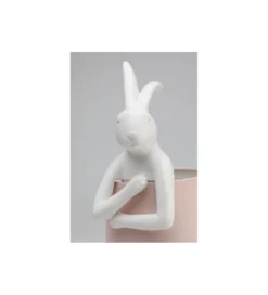 Lampa stołowa Animal Rabbit 50 cm biało różowa