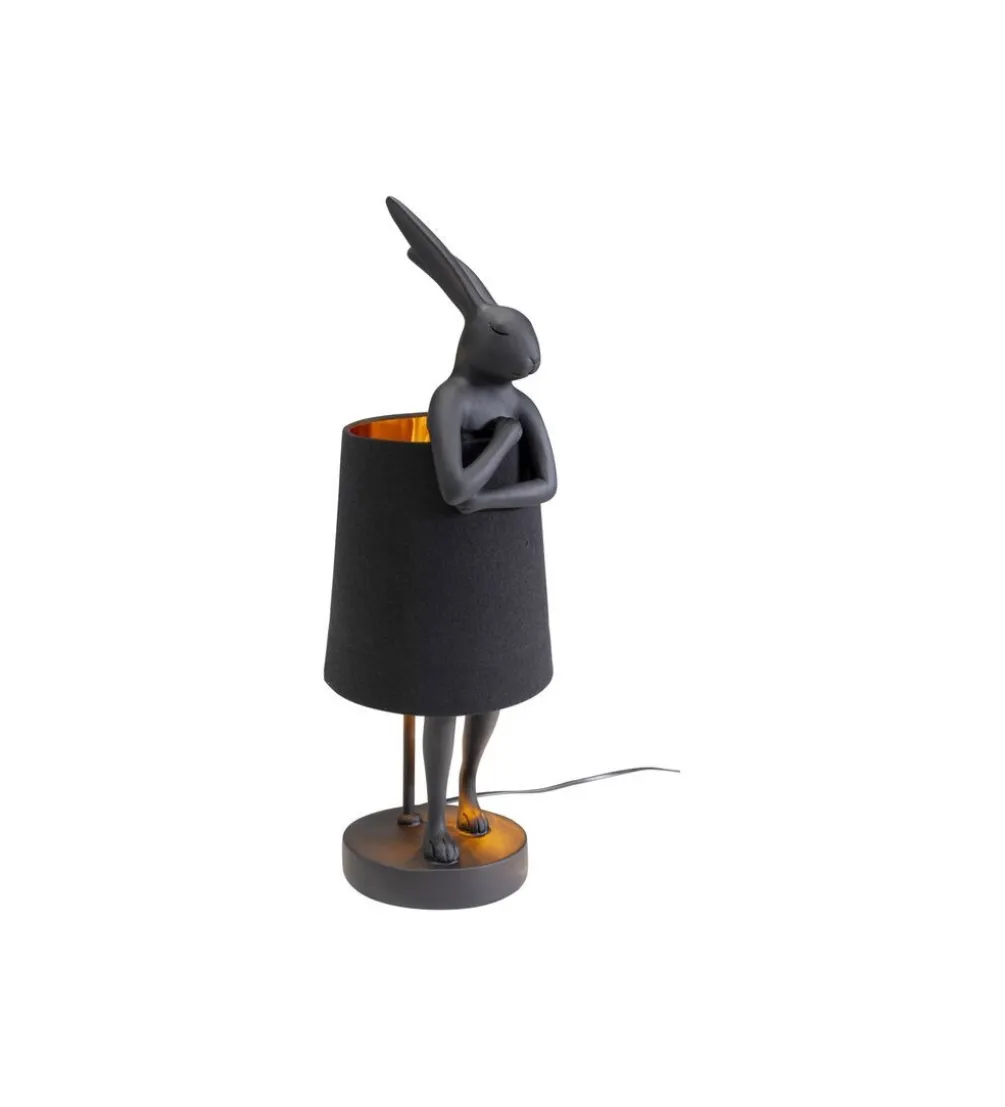 Lampa stołowa Animal Rabbit 50 cm czarna