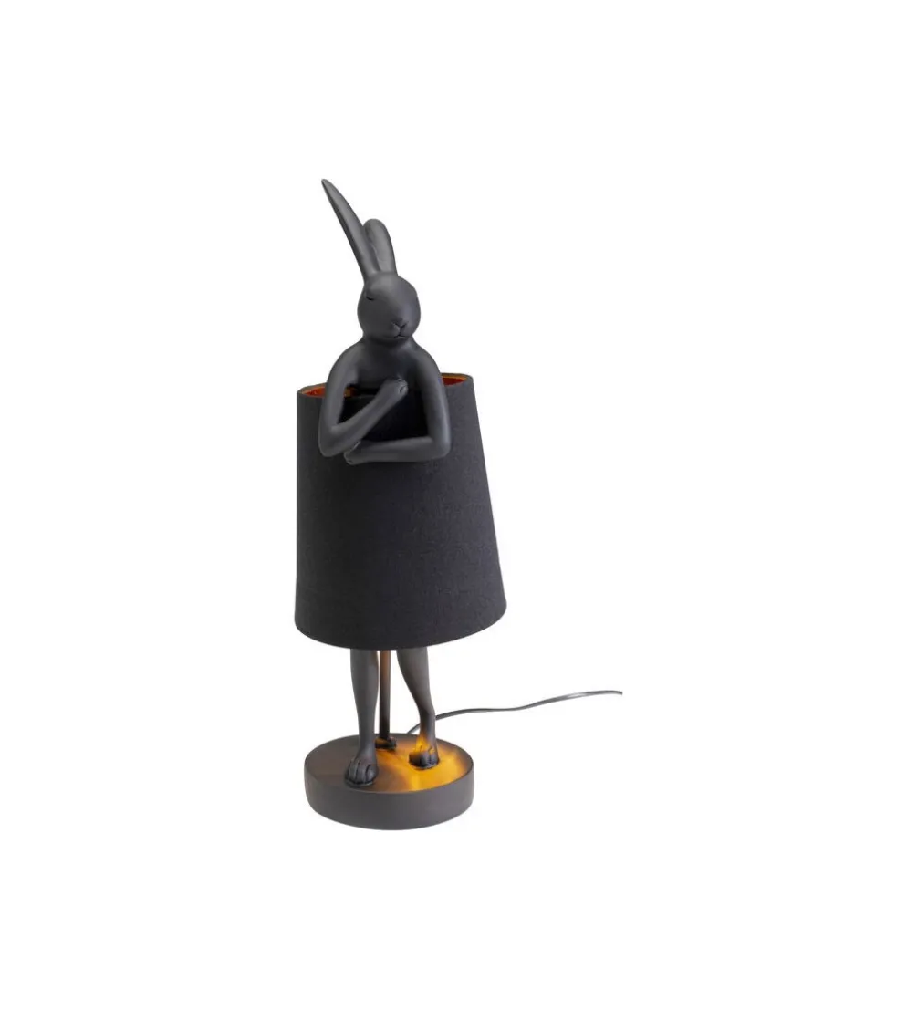 Lampa stołowa Animal Rabbit 50 cm czarna