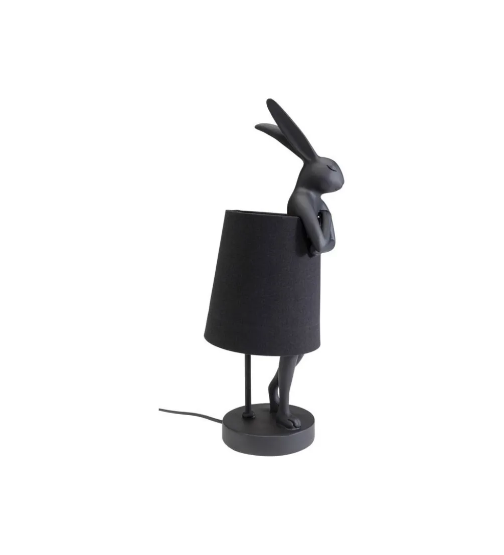 Lampa stołowa Animal Rabbit 50 cm czarna