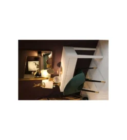 Lampa stołowa Animal Rabbit 68 cm złoto biała