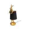 Lampa stołowa Animal Rabbit 50 cm złoto czarna