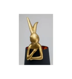 Lampa stołowa Animal Rabbit 68 cm złoto czarna