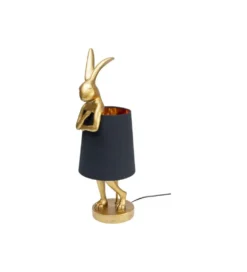 Lampa stołowa Animal Rabbit 68 cm złoto czarna